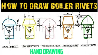 Boiler rivet drawing Engineering and poetry [upl. by Nama194]