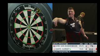 Dirk van Duijvenbode v Daryl Gurney  Last 16  Players Championship 25 [upl. by Namia22]