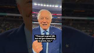 Jerry Jones ahead of the CowboysBengals matchup on MNF 🤠 [upl. by Ober]