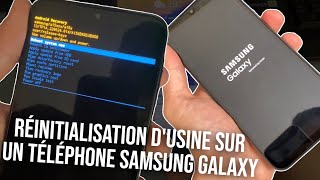 Réinitialisation dusine sur un téléphone Samsung Galaxy  Comment réinitialiser Samsung [upl. by Colene]