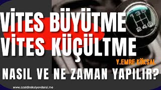 VİTES KÜÇÜLTME VİTES BÜYÜTME DOĞRU VİTES ATIŞI NASIL YAPILIR [upl. by Yrrap116]