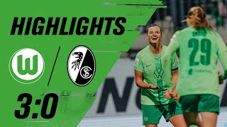 Souveräner Sieg mit Toren von Huth Popp und Beerensteyn  Highlights  VfL Wolfsburg  SC Freiburg [upl. by Anner]