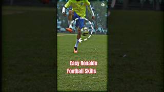 Easy Ronaldo Football Skills Totorial ✓ football shorts shortfeed soccer [upl. by Leor]