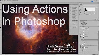 Using Actions in Photoshop [upl. by Redna637]