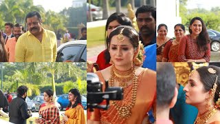 Actress Bhama Wedding  Actress Bhama amp Arun Marriage Entry video [upl. by Kronfeld]