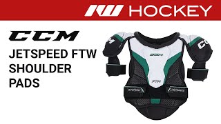 CCM JetSpeed FTW Shoulder Pad Review [upl. by Nitsraek]