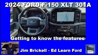 2024 Ford F150 XLT 301A  Getting to know the features [upl. by Ariaj]