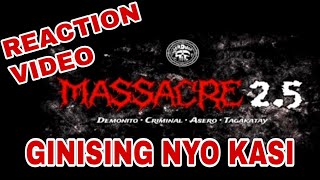 MASSACRE 25 BERDUGO  REACTION VIDEO [upl. by Nosyt]