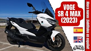 Voge SR 4 MAX 2023  Test Ride Review Walkaround Soundcheck  VLOG 369 [upl. by Hammer]