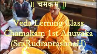 Chamakam 1st Anuvaka Veda Class [upl. by Ellenrad923]