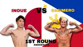 NAOYA INOUE JAPAN vs JOHN RIEL CASIMERO PHILIPPINES 1ST ROUND KO [upl. by Annahgiel]