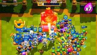 10M VIEWS 😍CLASH ROYALE PRO GAMEPLAY IN HISTORY💥🔥 SaTIsFyInG MoMENt 💥 7x💥SUPER FASt🎯ClashRoyale [upl. by Latimer]