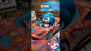 El Ferrari de Shin Sonic 😂🚗 [upl. by Milty]