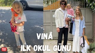 VLOG  Vinå ilk okul günü🥺🦋 Okul çantamıza neler koyduk Okuldaki İlk gün nasıl geçti [upl. by Saitam116]