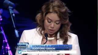 Janney Chiquis Habla en Homenaje a Jenni Rivera  Funerales 12192012 [upl. by Verada]