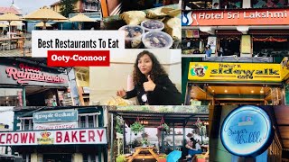 7 Places to Eat in OotyCoonoor  bestplacetoeat  Ooty Special Varkey  South India Tour 2022 [upl. by Abla]