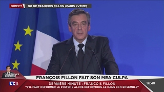 Conférence de Presse intégrale de François Fillon  Penelope Gate LCI 060217 16h [upl. by Ruscio]