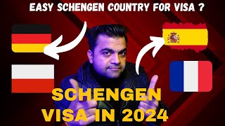 Which Schengen Country is Giving Visa in 2024 easily [upl. by Congdon683]