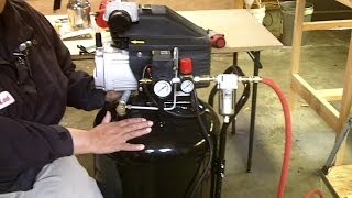 Air Compressor Line Setup and How to Use Air Tools for Beginners [upl. by Inesita]