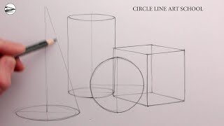 Draw Basic 3D Shapes Easy Fast Sketch [upl. by Doughty73]