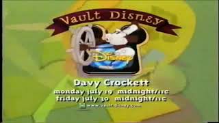 Disney Channel  Vault Disney  Davy Crockett 1999 Promo [upl. by Irisa701]