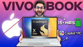 Finally Macbook Competitor is Here  Snapdragon X Elite  Asus Vivobook S15 OLED [upl. by Alekat]