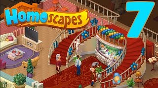 HOMESCAPES STORY WALKTHROUGH  PART 7 GAMEPLAY  NEW AQUARIUM [upl. by Nylahs]