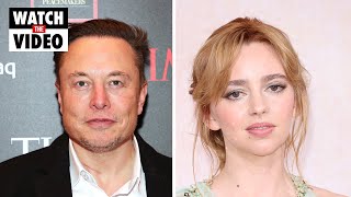 Elon Musk spotted with new Australian girlfriend actress Natasha Bassett [upl. by Imorej686]