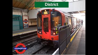 FULL JOURNEY ON THE DISTRICT LINE FROM UPMINSTER TO EALING BROADWAY 572022 [upl. by Anelliw]