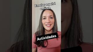 Actividades para enseñar español en línea [upl. by Aicrag]