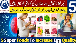 foods to improve egg quality  foods to increase egg quality  how to increase egg quality naturally [upl. by Aicekal760]