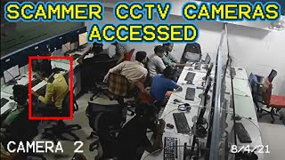 ACCESSING SCAMMERS CCTV CAMERAS [upl. by Vernor]