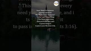 Its power brings it to pass in your life jesusmessage [upl. by Kcirdde492]