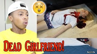 DEAD GIRLFRIEND PRANK EXTREME Reaction [upl. by Ynnam]