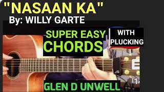 WILLY GARTE  NASAAN KA CHORDS GUITAR TUTORIAL NasaanKa WillyGarte [upl. by Letsirhc909]