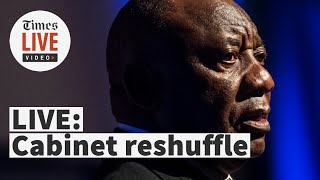 WATCH LIVE  Cabinet reshuffle by President Ramaphosa [upl. by Merilee]