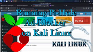 Running Pi Hole Ad Blocker on Kali Linux [upl. by Straus]