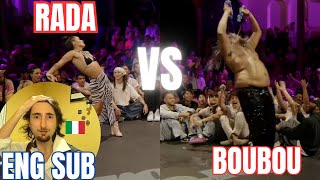 RADA VS BOUBOU  SUMMER DANCE FOREVER WAACKING FINAL  ENG SUB  ITALIAN REACTION [upl. by Kettie]