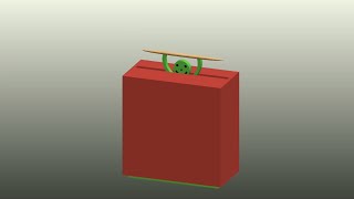 Toothpick Dispenser Mechanism Design SolidworksSolidworks Motion Solidworks AssemblyWhats inside [upl. by Ardnaed]