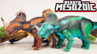 Beasts of the Mesozoic Ceratopsians Kickstarter Monoclonius amp Juvenile Centrosaurus Review [upl. by Brockie962]