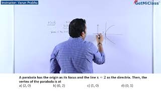 Parabola Focus and Directrix Explanation KCET 11th Mathematics 2D Geometry Conics [upl. by Yeznil]