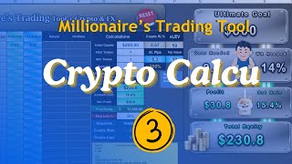 Video 3 Millionaires Trading Tool Crypto Margin Calculator [upl. by Hudis]