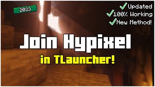 How To Join Hypixel in Minecraft TLauncher  How To Play Hypixel on TLauncher 2024 [upl. by Aitercal]