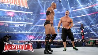 John Cena returns to join forces with The Rock WrestleMania 32 on WWE Network [upl. by Switzer]