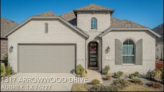 1317 Arrowwood Drive  Aubrey TX 76227 [upl. by Nosaj]