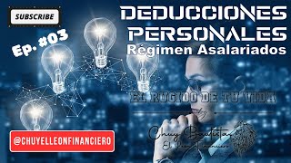 Deducciones Personales Régimen Asalariados [upl. by Ajup]