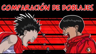 Akira 1988 Comparación de doblajes  Tetsuo Vs Kaneda [upl. by Anglim]