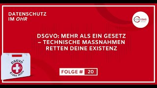 20 DSGVO Mehr als ein Gesetz – Technische Maßnahmen retten Deine Existenz [upl. by Viking17]