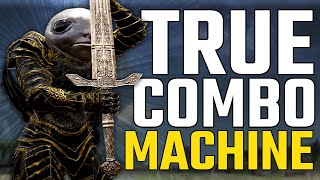 BANISHED KNIGHTS GREATSWORD HAS SOME AMAZING TRUE COMBOS  Elden Ring PvP [upl. by Tolliver]