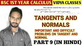 Tangents and normals part 9 [upl. by Disario]